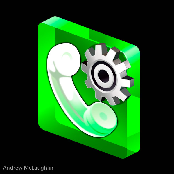 LG icon re-created in vector for LG advertising campaign