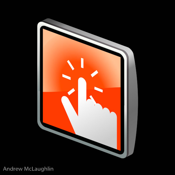 LG icon re-created in vector for LG advertising campaign