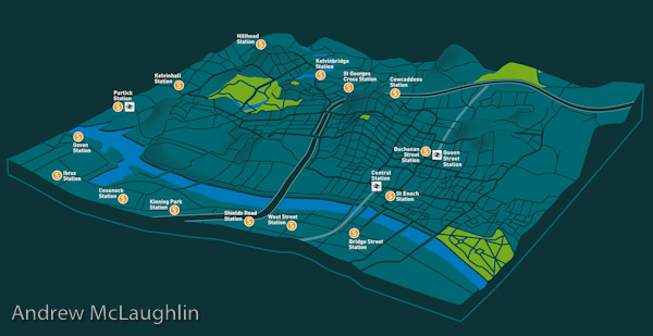 Glasgow Map